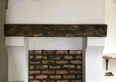 Fireplace installation by MT Property Services Yorkshire